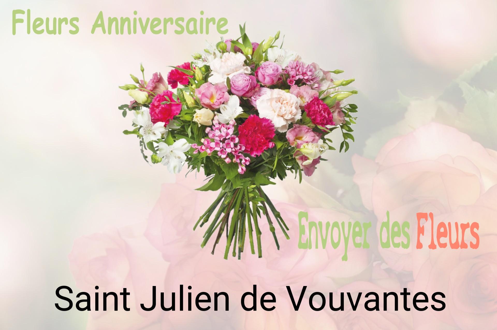 Bouquet de fleurs d’anniversaire livré à Saint-Julien-de-Vouvantes