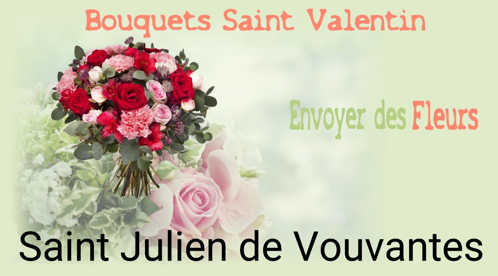 Roses de Saint-Valentin livrées à Saint-Julien-de-Vouvantes